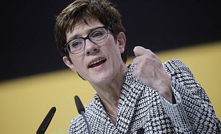 Annegret Kamp-Karrenbauer (CDU) wollte eigentlich am Freitag nach Harsewinkel kommen. - picture alliance/dpa Annegret Kamp-Karrenbauer (CDU) wollte eigentlich am Freitag nach Harsewinkel kommen. - picture alliance/dpa