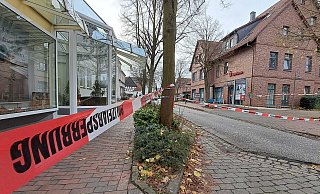 In der Sparkasse in Preußisch Oldendorf soll ein verdächtiger Gegenstand gefunden worden sein. - Joern Spreen-Ledebur In der Sparkasse in Preußisch Oldendorf soll ein verdächtiger Gegenstand gefunden worden sein. - Joern Spreen-Ledebur