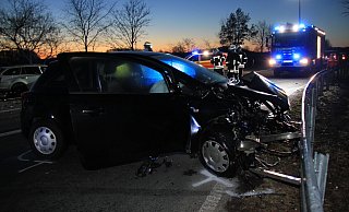 Die Fahrerin des Opel Corsa hat mutmaßlich die Vorfahrt missachtet. - David Schellenberg Die Fahrerin des Opel Corsa hat mutmaßlich die Vorfahrt missachtet. - David Schellenberg