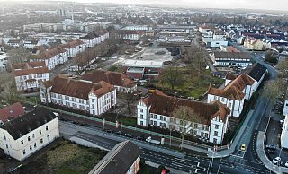 In diesen ehemaligen Kasernen-Blöcken könnte das Kreativquartier entstehen. - Jens Reddeker In diesen ehemaligen Kasernen-Blöcken könnte das Kreativquartier entstehen. - Jens Reddeker
