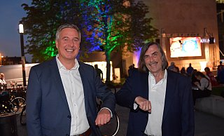 Henning Schulz (CDU) und Norbert Morkes (BfGT). - Jens Dünhölter Henning Schulz (CDU) und Norbert Morkes (BfGT). - Jens Dünhölter