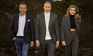 Thomas Hagedorn (von links), Christian Hülsewig und Sophia Thomalla arbeiten zusammen. - NW Thomas Hagedorn (von links), Christian Hülsewig und Sophia Thomalla arbeiten zusammen. - NW
