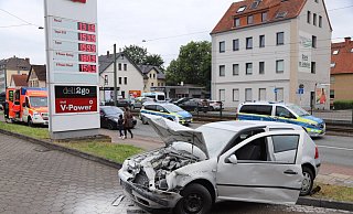 Am VW Golf entstand Totalschaden. - Charlotte Mahncke Am VW Golf entstand Totalschaden. - Charlotte Mahncke