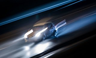 Die Polizei eilte sofort auf die Autobahn, doch der Geisterfahrer war bereits verschwunden. - picture alliance / Frank Rumpenhorst/dpa Die Polizei eilte sofort auf die Autobahn, doch der Geisterfahrer war bereits verschwunden. - picture alliance / Frank Rumpenhorst/dpa