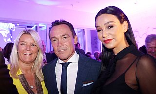 Barbara (l.) und Thomas Hagedorn mit Verona Pooth auf der Bertelsmann Party vor zwei Jahren. - Patrick Menzel Barbara (l.) und Thomas Hagedorn mit Verona Pooth auf der Bertelsmann Party vor zwei Jahren. - Patrick Menzel