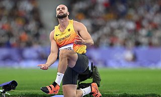 Speerwerfer Julian Weber blebt ohne Medaille. - Sven Hoppe/dpa Speerwerfer Julian Weber blebt ohne Medaille. - Sven Hoppe/dpa