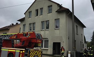Feuerwehreinsatz an der Herforder Straße in Bielefeld. - Wolfgang Rudolf Feuerwehreinsatz an der Herforder Straße in Bielefeld. - Wolfgang Rudolf