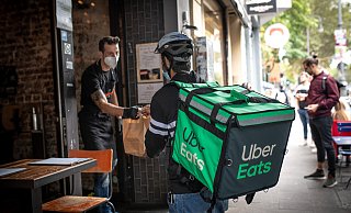 Uber Eats startet in Bielefeld. - Copyright by Christian Knieps Uber Eats startet in Bielefeld. - Copyright by Christian Knieps