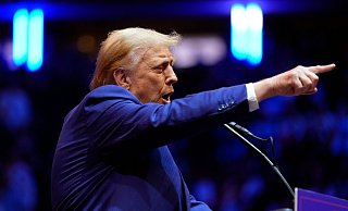 Donald Trump hat bei einer Wahlkampfveranstaltung im Madison Square Garden in New York um Stimmen geworben. - Alex Brandon/AP/dpa Donald Trump hat bei einer Wahlkampfveranstaltung im Madison Square Garden in New York um Stimmen geworben. - Alex Brandon/AP/dpa