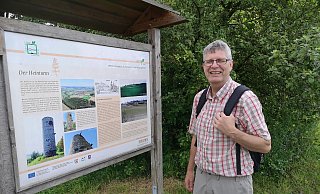 Markanter Platz: MdB Christian Haase am Heinturm. - Hermann Ludwig Markanter Platz: MdB Christian Haase am Heinturm. - Hermann Ludwig
