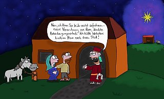 Corona Schutzverordnung im Jahre 0: Vielleicht hätte Kaiser Augustus dann aber auch auf die Volkszählung verzichtet. - CARTOON: Eike J. Horstmann Corona Schutzverordnung im Jahre 0: Vielleicht hätte Kaiser Augustus dann aber auch auf die Volkszählung verzichtet. - CARTOON: Eike J. Horstmann