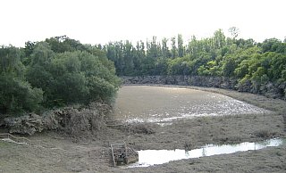 Das Hochwasserrückhaltebecken Pöppelsche im Kreis Soest, nachdem 2007 aufgestautes Wasser abgelaufen ist. - WOL Das Hochwasserrückhaltebecken Pöppelsche im Kreis Soest, nachdem 2007 aufgestautes Wasser abgelaufen ist. - WOL