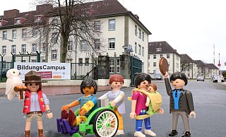 Der Bildungscampus ist schwer angesagt. Schon jetzt bevölkert die Fachhochschule für Finanzen das Areal. Im kommenden Schuljahr ziehen Krankenpflegeschüler ein. - Frank-Michael Kiel-Steinkamp Der Bildungscampus ist schwer angesagt. Schon jetzt bevölkert die Fachhochschule für Finanzen das Areal. Im kommenden Schuljahr ziehen Krankenpflegeschüler ein. - Frank-Michael Kiel-Steinkamp