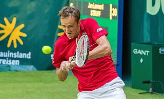 Daniil Medvedev spielte im vergangenen Jahr zum ersten Mal in Halle. - Archiv/Noventi Open Daniil Medvedev spielte im vergangenen Jahr zum ersten Mal in Halle. - Archiv/Noventi Open