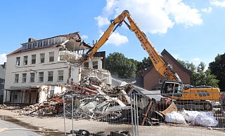 Das ehemalige Gebäude von Bruno Kleine wurde abgerissen. - Dirk Windmöller Das ehemalige Gebäude von Bruno Kleine wurde abgerissen. - Dirk Windmöller