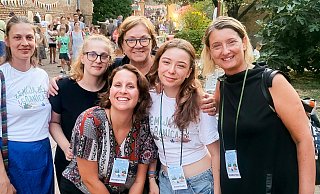 Julia Zielinski und das Team von Udruga Breza entwickelten und betreuten Workshops für ein einwöchiges Festival. - HAWK/Privat Julia Zielinski und das Team von Udruga Breza entwickelten und betreuten Workshops für ein einwöchiges Festival. - HAWK/Privat