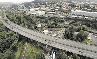 Bielefelds Ostwestfalendamm. - Archiv Bielefelds Ostwestfalendamm. - Archiv