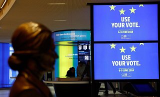 Die Europawahl findet vom 6. bis 9. Juni 2024 statt. - Jean-Francois Badias/AP/dpa Die Europawahl findet vom 6. bis 9. Juni 2024 statt. - Jean-Francois Badias/AP/dpa