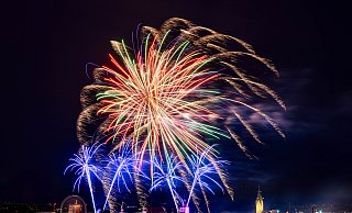 Das Feuerwerk am Sonntagabend bildet auch 2025 den Abschluss der Libori-Feierlichkeiten. - Besim Mazhiqi Das Feuerwerk am Sonntagabend bildet auch 2025 den Abschluss der Libori-Feierlichkeiten. - Besim Mazhiqi