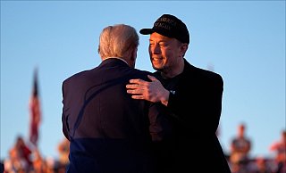 «Ich glaube, das ist die wichtigste Wahl unseres Lebens», sagt Musk. - Evan Vucci/AP «Ich glaube, das ist die wichtigste Wahl unseres Lebens», sagt Musk. - Evan Vucci/AP