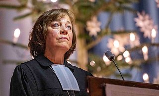 Annette Kurschus, Ratsvorsitzende der Evangelischen Kirche in Deutschland. - David Inderlied/dpa Annette Kurschus, Ratsvorsitzende der Evangelischen Kirche in Deutschland. - David Inderlied/dpa