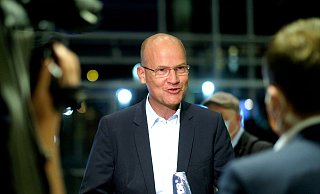 Ralph Brinkhaus bei Kommunalwahl-Tag im September. - Andreas Frücht Ralph Brinkhaus bei Kommunalwahl-Tag im September. - Andreas Frücht