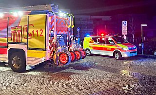 Einsatzkräfte der Paderborner Innenstadt suchten die Pader zwischen Kisau und Maspernplatz ab. - Ralph Meyer Einsatzkräfte der Paderborner Innenstadt suchten die Pader zwischen Kisau und Maspernplatz ab. - Ralph Meyer