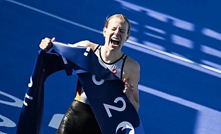 Olympia-Gold ist für Laura Lindemann eine gute Verhandlungsbasis. - Marijan Murat/dpa Olympia-Gold ist für Laura Lindemann eine gute Verhandlungsbasis. - Marijan Murat/dpa