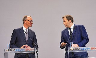 Merz soll am Dienstag zum Kanzler gewählt werden. (Archivbild) - Michael Kappeler/dpa Merz soll am Dienstag zum Kanzler gewählt werden. (Archivbild) - Michael Kappeler/dpa