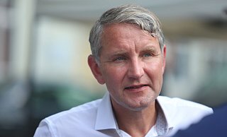 Der AfD-Politiker Björn Höcke wird in Paderborn auftreten. - picture alliance/dpa/dpa-Zentralbild Der AfD-Politiker Björn Höcke wird in Paderborn auftreten. - picture alliance/dpa/dpa-Zentralbild
