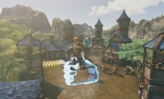 Die göttliche Hand in "Fata Deum" kann alles, auch Sterbliche herumtragen. - 42 Bits Entertainment Die göttliche Hand in "Fata Deum" kann alles, auch Sterbliche herumtragen. - 42 Bits Entertainment