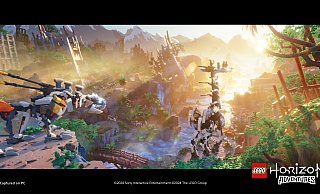 So kaputt – und doch so schön: Die postapokalyptische Welt von Horizon bekommt die Lego-Version ähnlich gut hin wie das Original. - Guerrilla Games/Lego So kaputt – und doch so schön: Die postapokalyptische Welt von Horizon bekommt die Lego-Version ähnlich gut hin wie das Original. - Guerrilla Games/Lego