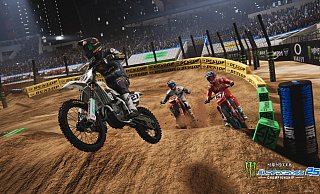Dynamische Rennen in Monster Energy Supercross 25: Realistische Streckenbedingungen und beeindruckende Grafik bieten ein intensives Motocross-Erlebnis. - Milestone Dynamische Rennen in Monster Energy Supercross 25: Realistische Streckenbedingungen und beeindruckende Grafik bieten ein intensives Motocross-Erlebnis. - Milestone