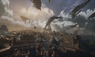 Schaurig schön: Die Spielwelt von "Clair Obscur" ist nicht nur in Lumière, einer verzerrten Version von Paris, ein echter Hingucker. - Sandfall Interactive/Kepler Interactive Schaurig schön: Die Spielwelt von "Clair Obscur" ist nicht nur in Lumière, einer verzerrten Version von Paris, ein echter Hingucker. - Sandfall Interactive/Kepler Interactive
