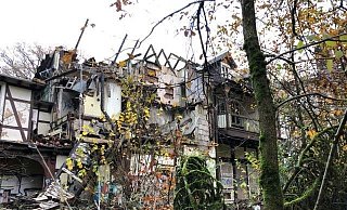 Das Bielefelder "Geisterhaus" ist einfach nur noch abbruchreif. - Silke Kröger Das Bielefelder "Geisterhaus" ist einfach nur noch abbruchreif. - Silke Kröger