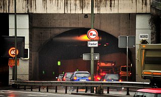 Der Ostwestfalendamm-Tunnel war gesperrt. - Archivfoto: Andreas Frücht Der Ostwestfalendamm-Tunnel war gesperrt. - Archivfoto: Andreas Frücht