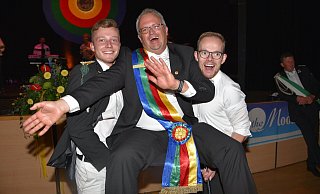 Schützenkönig Frank Wiesemann feierte 2019 noch unbeschwert. - Thomas Kube Schützenkönig Frank Wiesemann feierte 2019 noch unbeschwert. - Thomas Kube
