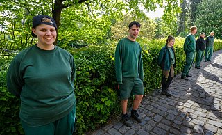 Auch die elf Mitarbeiter im Tierpark Olderdissen freuen sich, wiedere Besucher begrüßen zu können. - Foto: Andreas Zobe/NW Auch die elf Mitarbeiter im Tierpark Olderdissen freuen sich, wiedere Besucher begrüßen zu können. - Foto: Andreas Zobe/NW