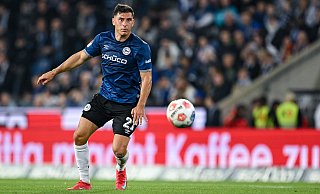 Stefano Russo wird bei Arminia Bielefeld in den kommenden Wochen schmerzlich vermisst werden. - Teresa Kroeger Stefano Russo wird bei Arminia Bielefeld in den kommenden Wochen schmerzlich vermisst werden. - Teresa Kroeger