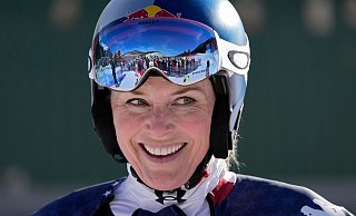 Lindsey Vonn ist sehr zufrieden mit ihrem Comeback. - John Locher/AP Lindsey Vonn ist sehr zufrieden mit ihrem Comeback. - John Locher/AP