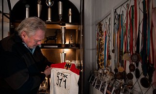 Willi Wülbeck hat reichlich Trophäen. - Fabian Strauch/dpa Willi Wülbeck hat reichlich Trophäen. - Fabian Strauch/dpa