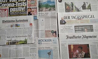 Deutschlandweit und darüber hinaus macht der massive Ausbruch des Coronavirus im Kreis Gütersloh Schlagzeilen. Deutschlandweit und darüber hinaus macht der massive Ausbruch des Coronavirus im Kreis Gütersloh Schlagzeilen.