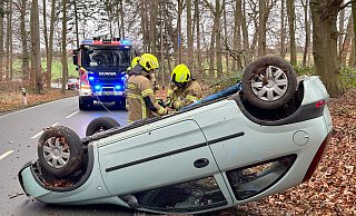 Auf der Straße Weltsöden (Landstraße 752) wurde am Mittwochmittag ein 21-jähriger Fahrer verletzt. - Ralph Meyer Auf der Straße Weltsöden (Landstraße 752) wurde am Mittwochmittag ein 21-jähriger Fahrer verletzt. - Ralph Meyer