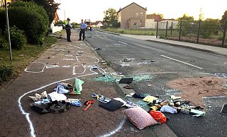 Am Alten Postweg in Eidinghausen ereignete sich das Unglück. - Thorsten Gödecker Am Alten Postweg in Eidinghausen ereignete sich das Unglück. - Thorsten Gödecker