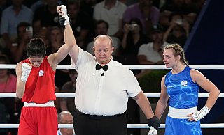 Lin Yi-ting aus Taiwan (l) holt sich Olympia-Gold im Boxen. - Marcus Brandt/dpa Lin Yi-ting aus Taiwan (l) holt sich Olympia-Gold im Boxen. - Marcus Brandt/dpa