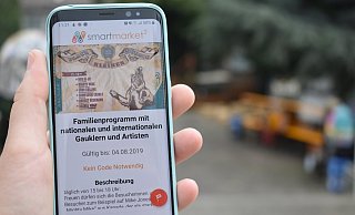 Push-Nachricht: Die Shopping-App informiert über das Libori-Kulturprogramm. - Svenja Ludwig Push-Nachricht: Die Shopping-App informiert über das Libori-Kulturprogramm. - Svenja Ludwig
