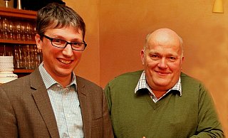 Im Jahr 2020 war das Verhältnis zwischen Bürgermeister Martin Hoffmann (l.) und Andreas Brinkmann noch gut. Das hat sich geändert. - Knut Dinter Im Jahr 2020 war das Verhältnis zwischen Bürgermeister Martin Hoffmann (l.) und Andreas Brinkmann noch gut. Das hat sich geändert. - Knut Dinter