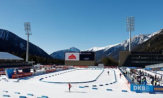 In Antholz fanden Modernisierungsarbeiten statt. - Alessandro Trovati/AP/dpa In Antholz fanden Modernisierungsarbeiten statt. - Alessandro Trovati/AP/dpa