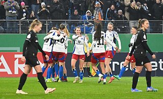 Die Frauen des HSV werden im Pokal-Halbfinale vor einer nationalen Rekordkulisse spielen. - Gregor Fischer/dpa Die Frauen des HSV werden im Pokal-Halbfinale vor einer nationalen Rekordkulisse spielen. - Gregor Fischer/dpa