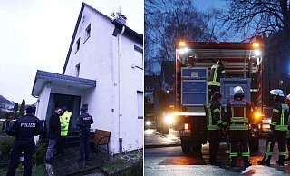 Drei Kinder (2, 12, 14) mussten sich aus der brennendem Dachgeschosswohnung retten, zwei Wellensittiche starben. 40 Feuerwehrleute und drei Polizisten eilten zur Düsseldorfer Straße. - Peter Unger Drei Kinder (2, 12, 14) mussten sich aus der brennendem Dachgeschosswohnung retten, zwei Wellensittiche starben. 40 Feuerwehrleute und drei Polizisten eilten zur Düsseldorfer Straße. - Peter Unger
